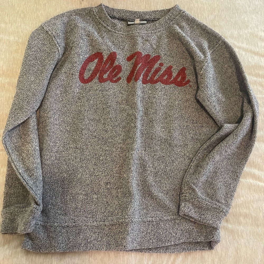 Ole Miss Gray Sweatshirt